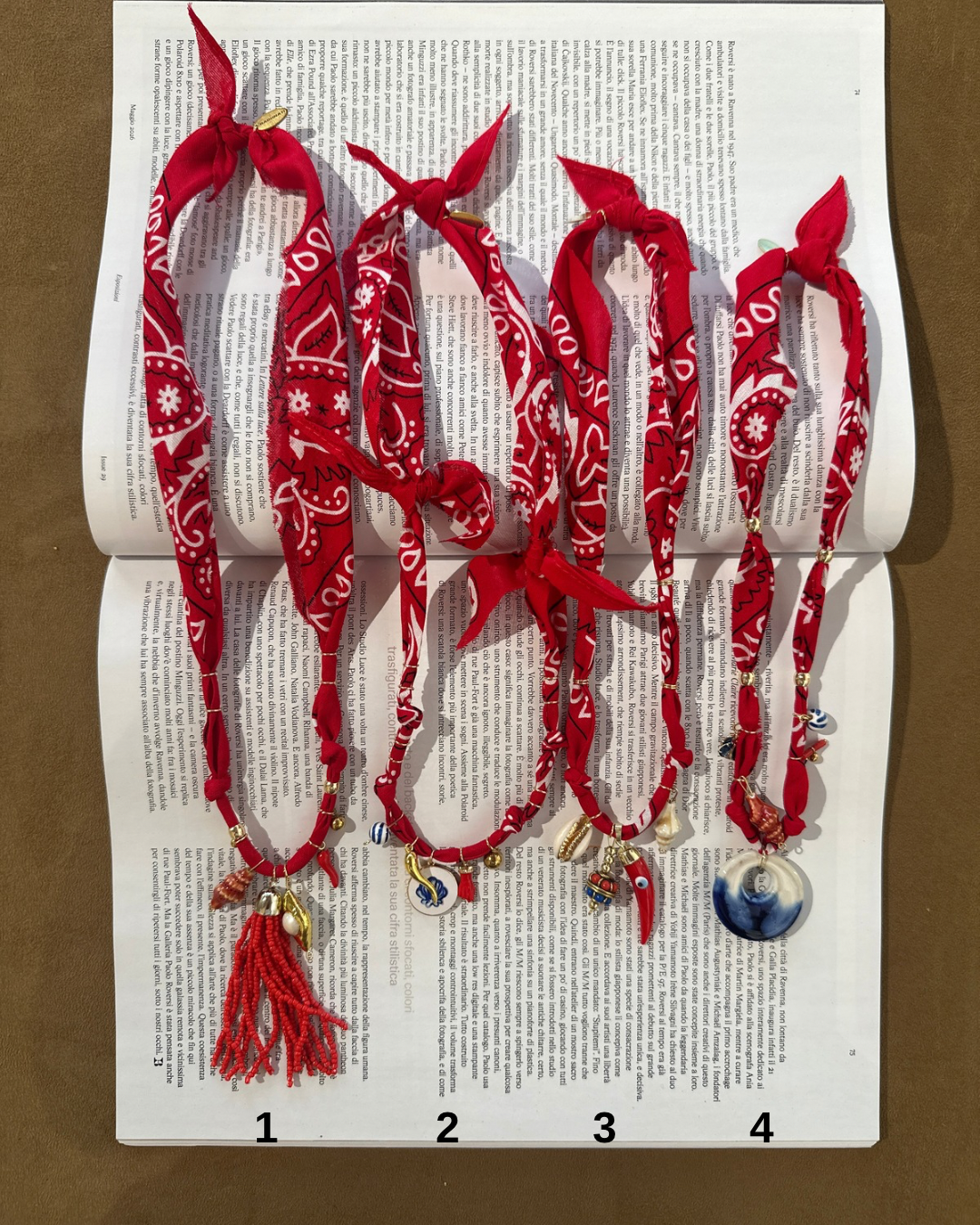 Collana Bandana Red