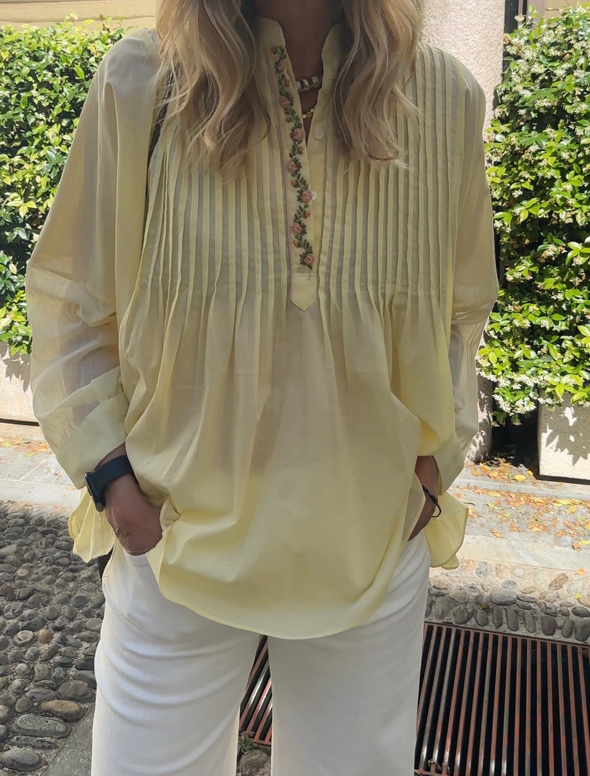 Camicia vaniglia