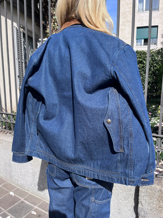 Giacca worker in denim