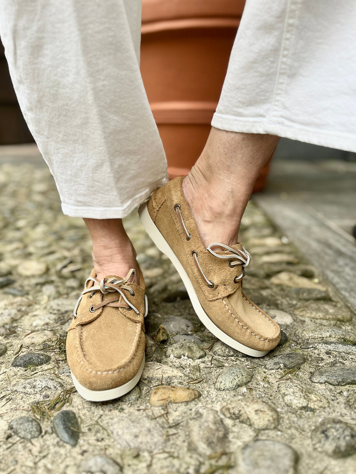 Sebago Docksides brown