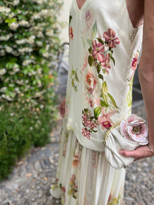 Abito Ivory floral