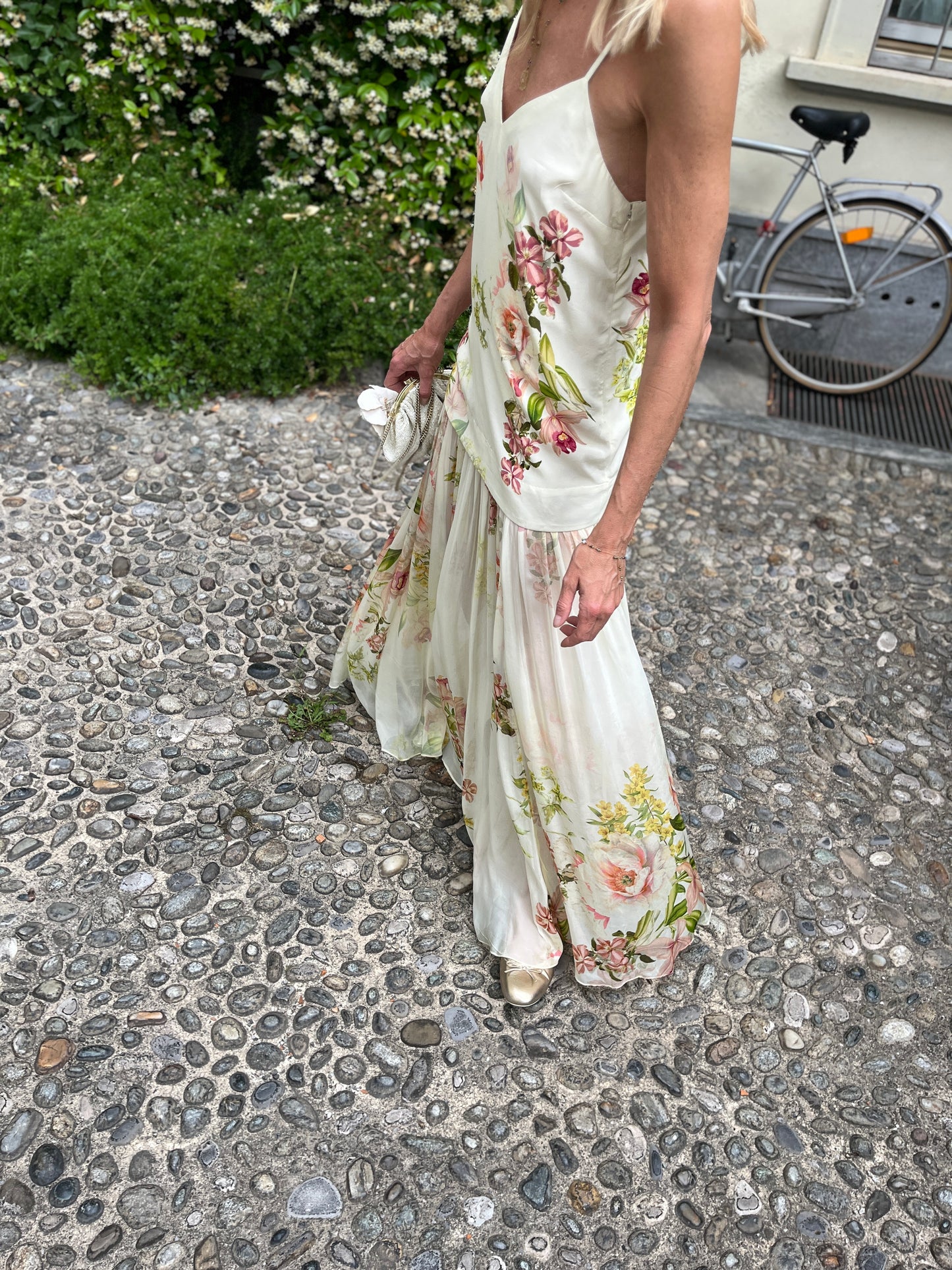 Abito Ivory floral