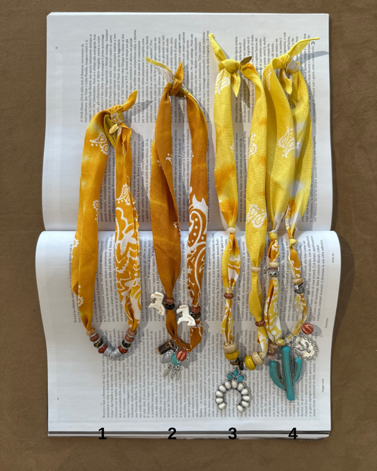 Collana Bandana tie-dye