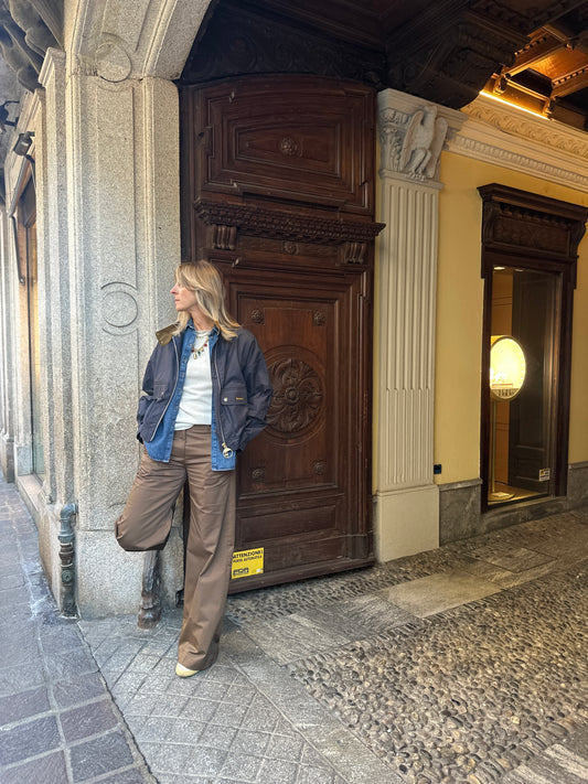 Pantalone Nadia caffè