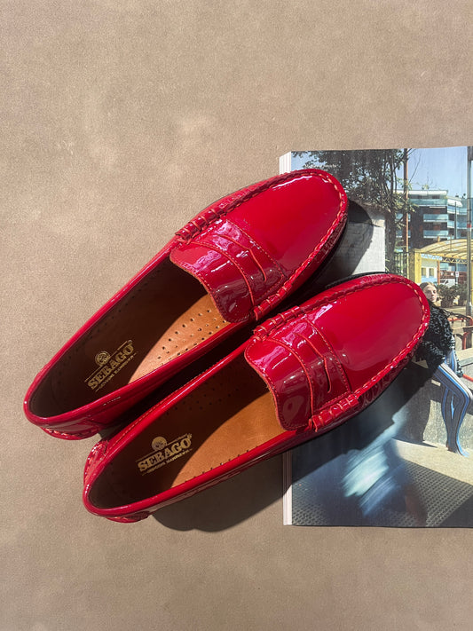 Sebago vernice rossa