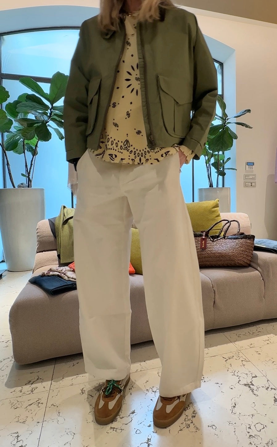 Pantalone latte